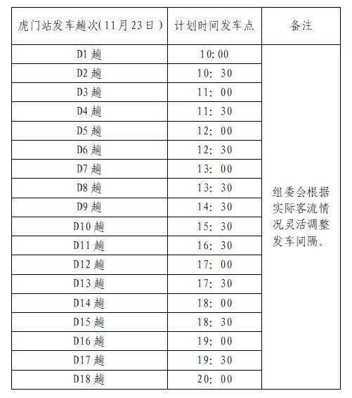2024东莞虎门半程马拉松领物接驳专线 2024东莞虎门半程马拉松领物接驳专线