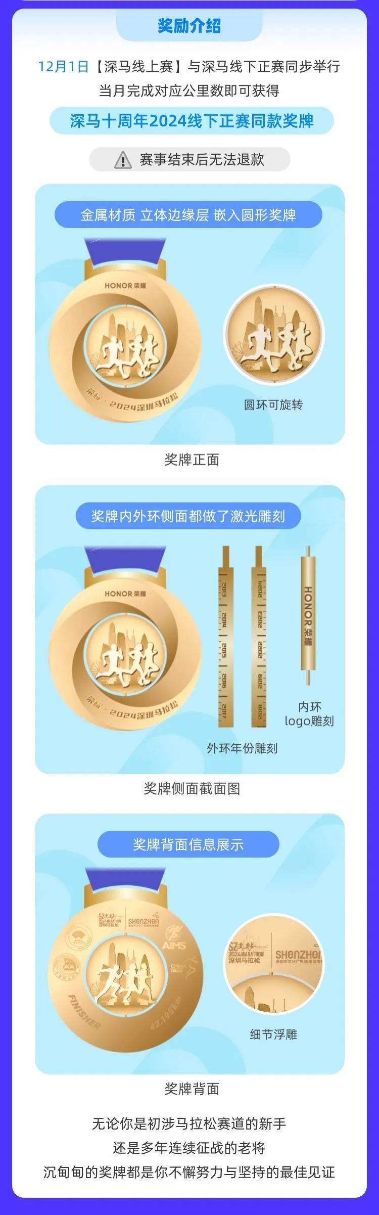 2024深圳马拉松12月线上赛报名时间和奖励介绍