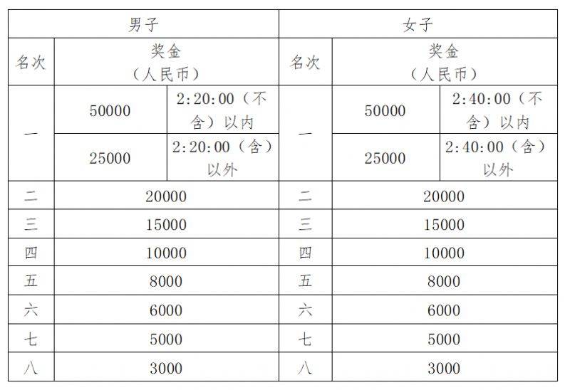 2025武汉汉马奖金是人民币还是美元？