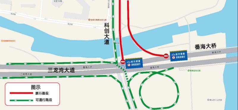 2024桂城三山环岛半程马拉松交通管制（路段+时间）（8）