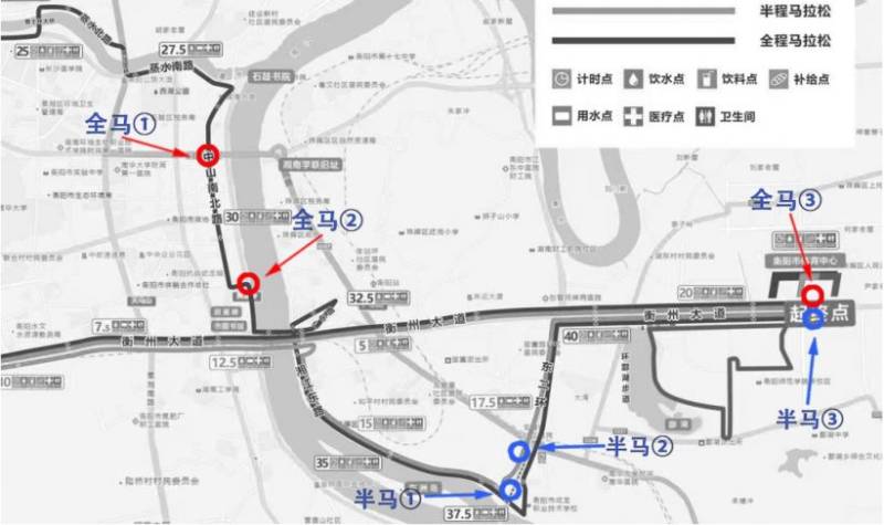 2024衡阳马拉松赛道机位安排（附赛事图片直播入口与视频领取方式）（3）