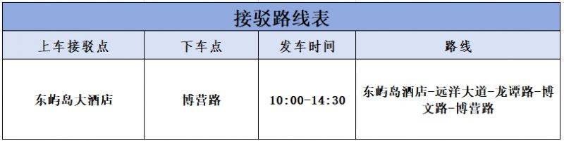 2024琼海博鳌马拉松赛接驳方案一览（4）