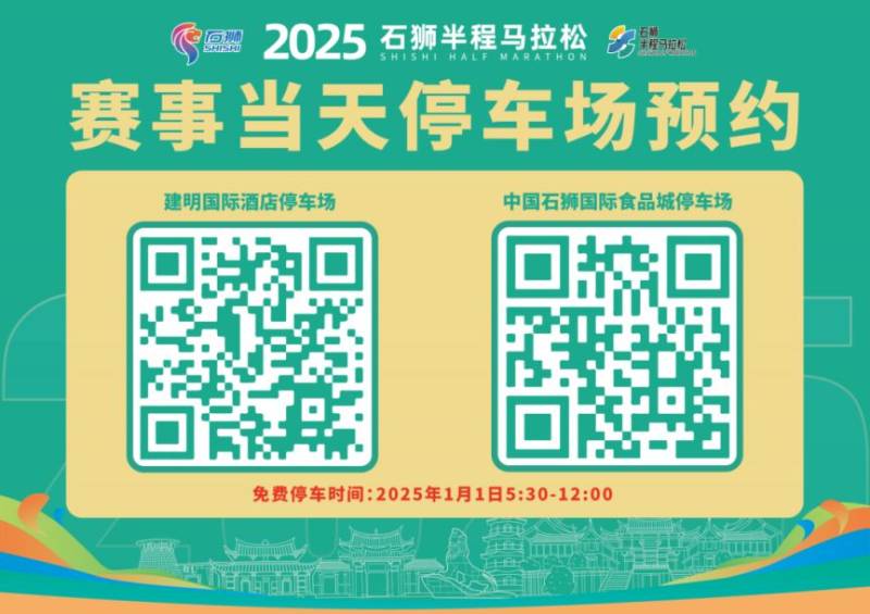 2025石狮马拉松期间停车位置
