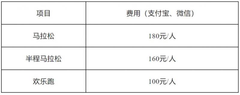 2025清远全国高校马拉松联赛报名费用