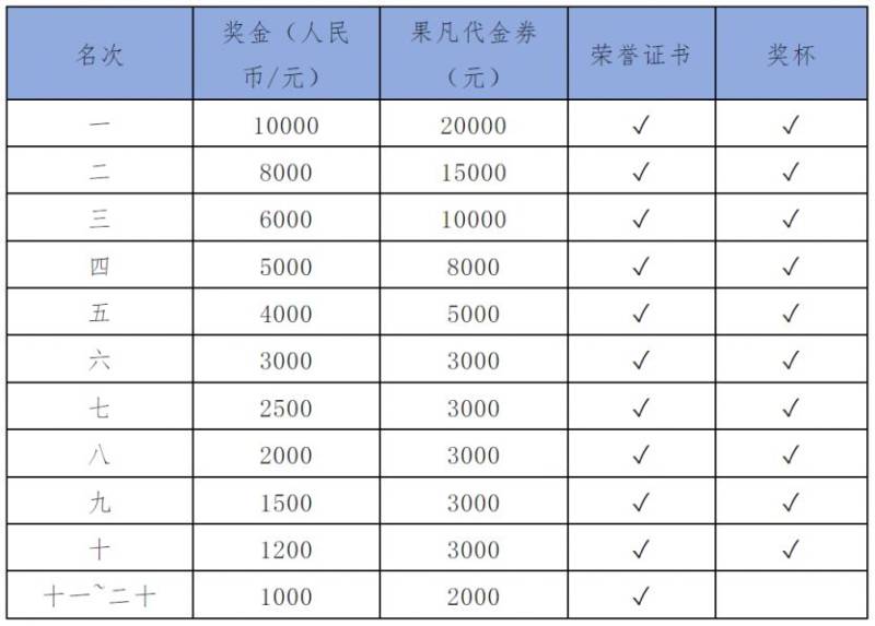 2025年第一赛道全国高校马拉松联赛奖项设置