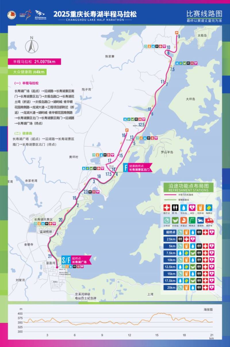 2025重庆长寿湖半程马拉松时间+地点+路线+报名方式