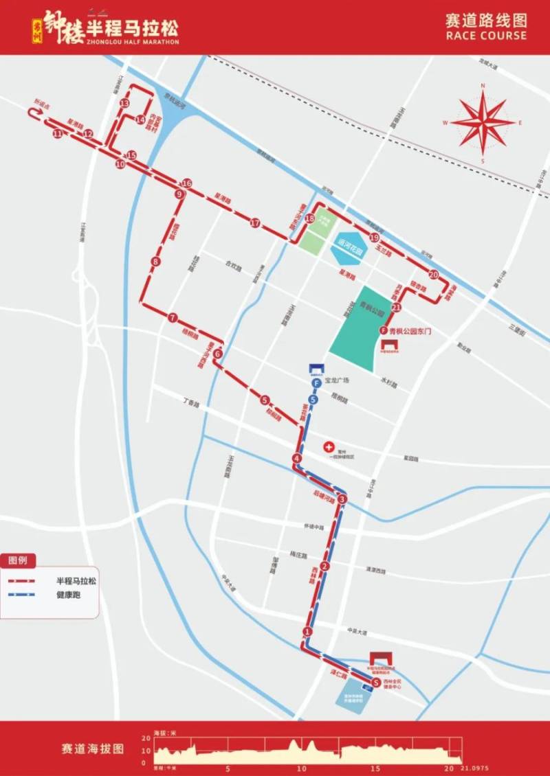2025常州钟楼马拉松健康跑路线(附图)