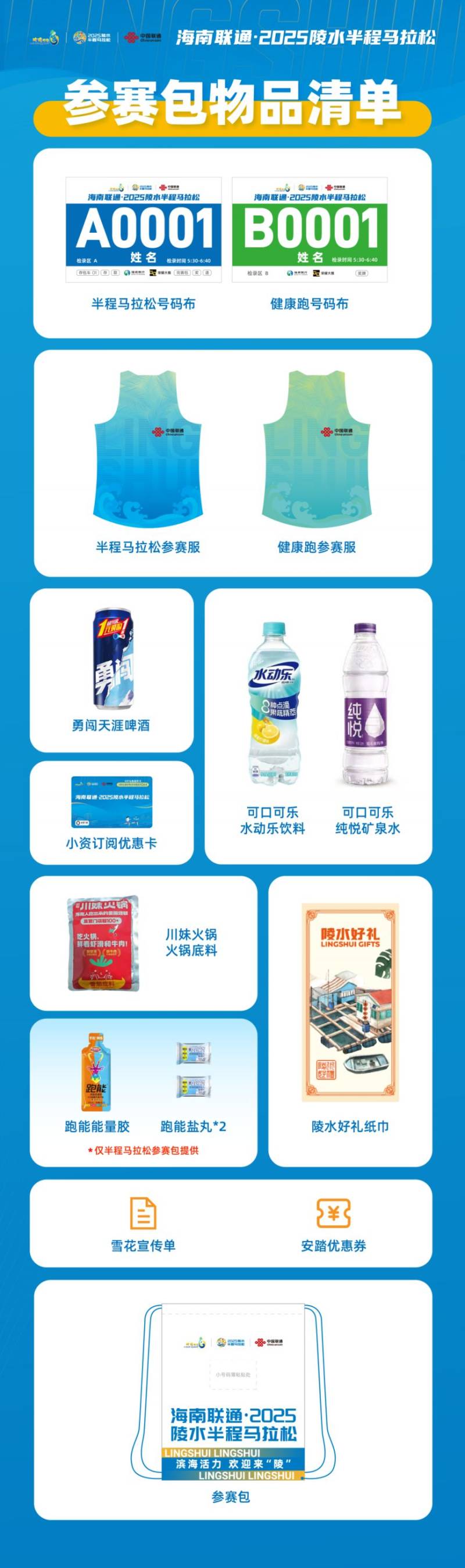 2025海南陵水半程马拉松参赛包领取须知（交通+流程+注意事项）（3）