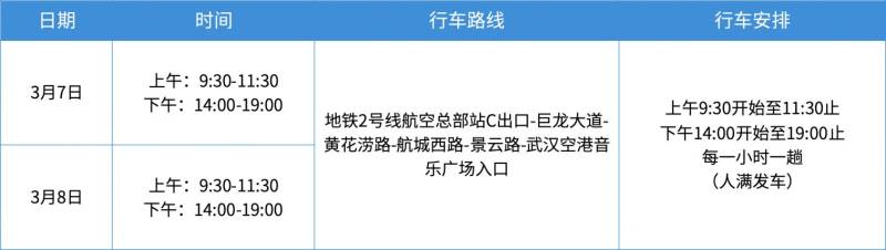2025武汉空港半马交通攻略（免费接驳车+交通管制安排）（5）