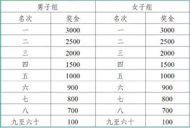 2025合肥骆岗半程马拉松名次奖励是什么