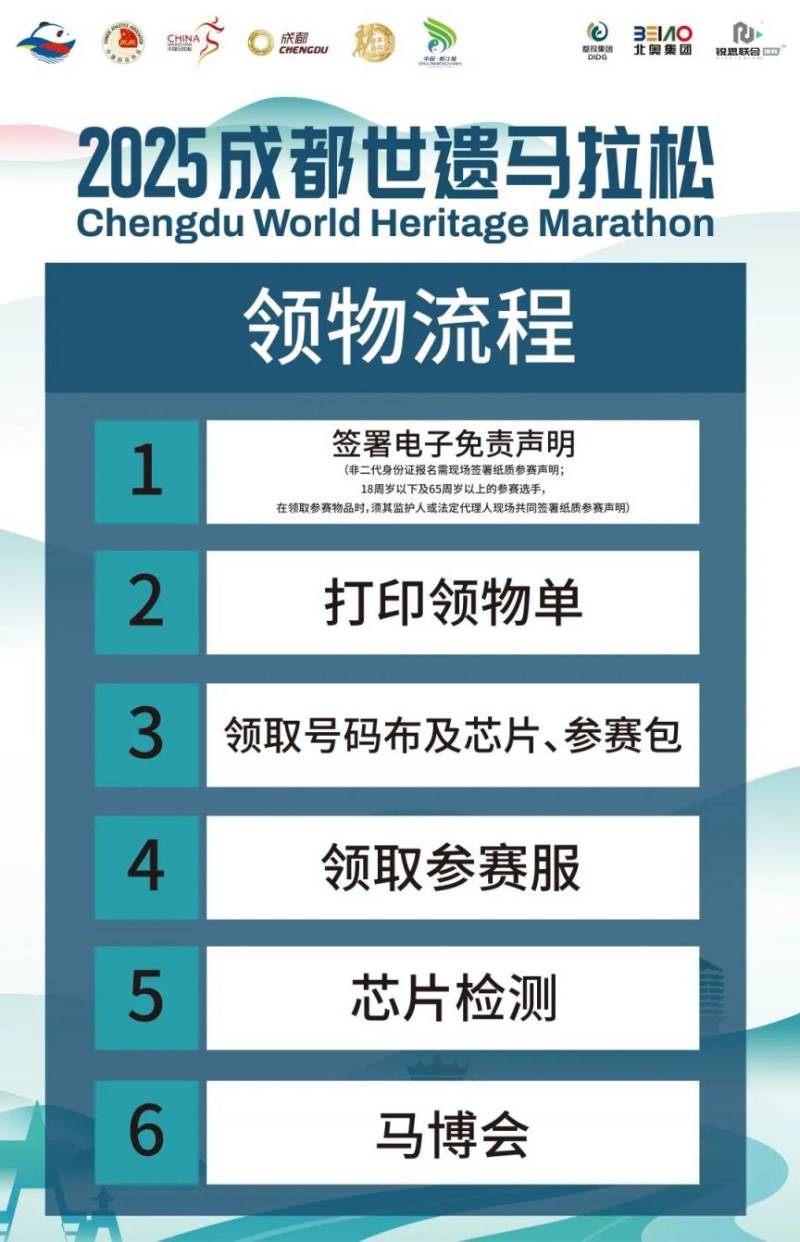 2025成都世遗马拉松领物须知 2025成都世遗马拉松领物须知