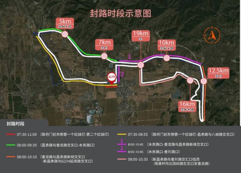 关于2025北京延庆香营第三届女子半程马拉松赛事期间对部分道路实施临时交通管制的通告（3）