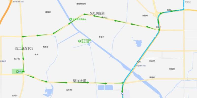 2025济宁马拉松城际公交临时绕行公告
