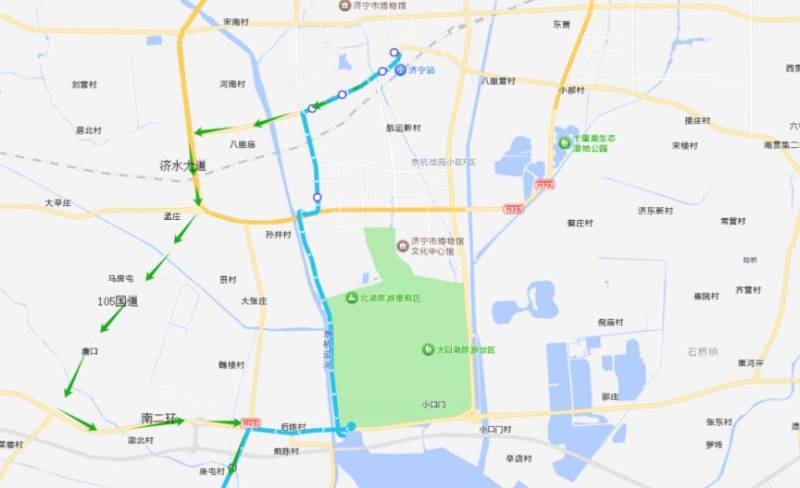 2025济宁马拉松城际公交临时绕行公告（2）