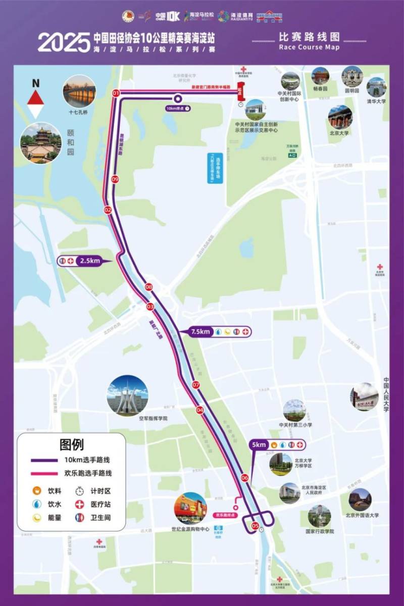 2025北京海淀马拉松10公里精英赛交通指南（时间+地点）（2）