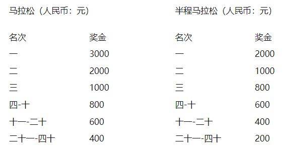 2025咸宁马拉松比赛奖金+奖励办法（4）