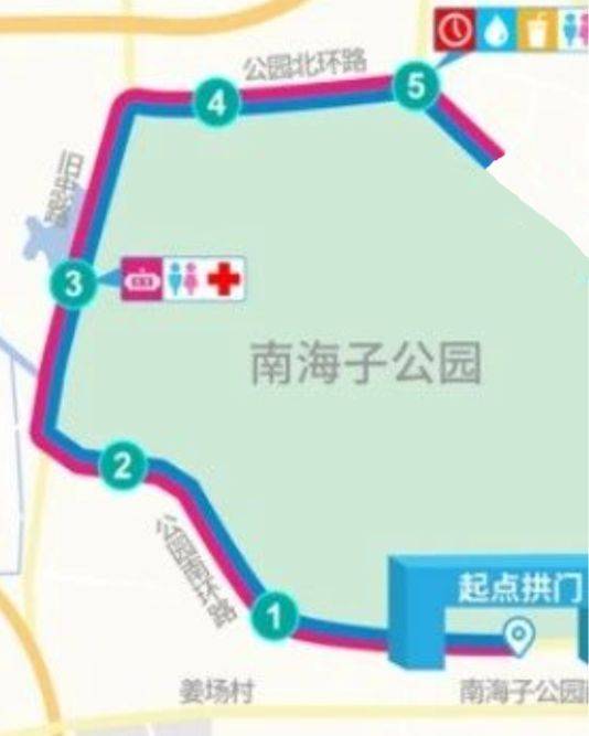 2025北京亦庄半程马拉松彩排期间部分道路临时交通管制