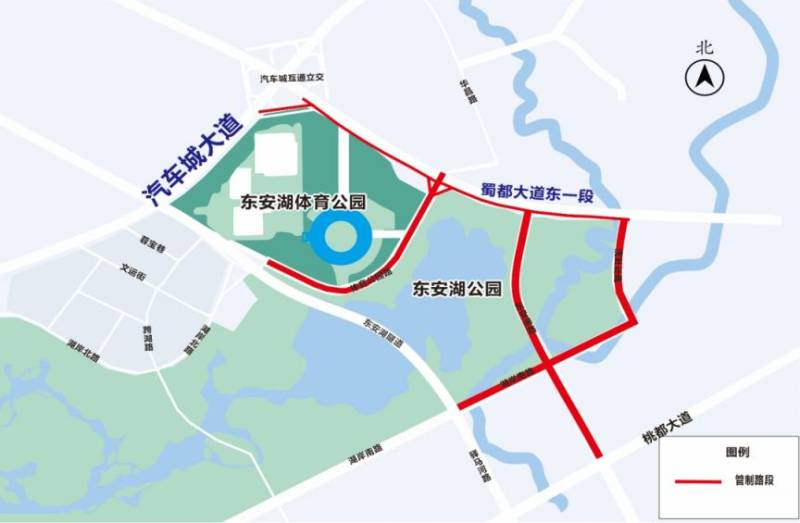2025东安湖半程马拉交通管制时间+范围 2025东安湖半程马拉交通管制时间+范围
