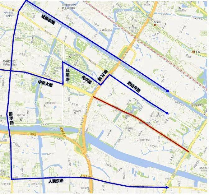 2025常州大运河半程马拉松交通管制(最新)（2）