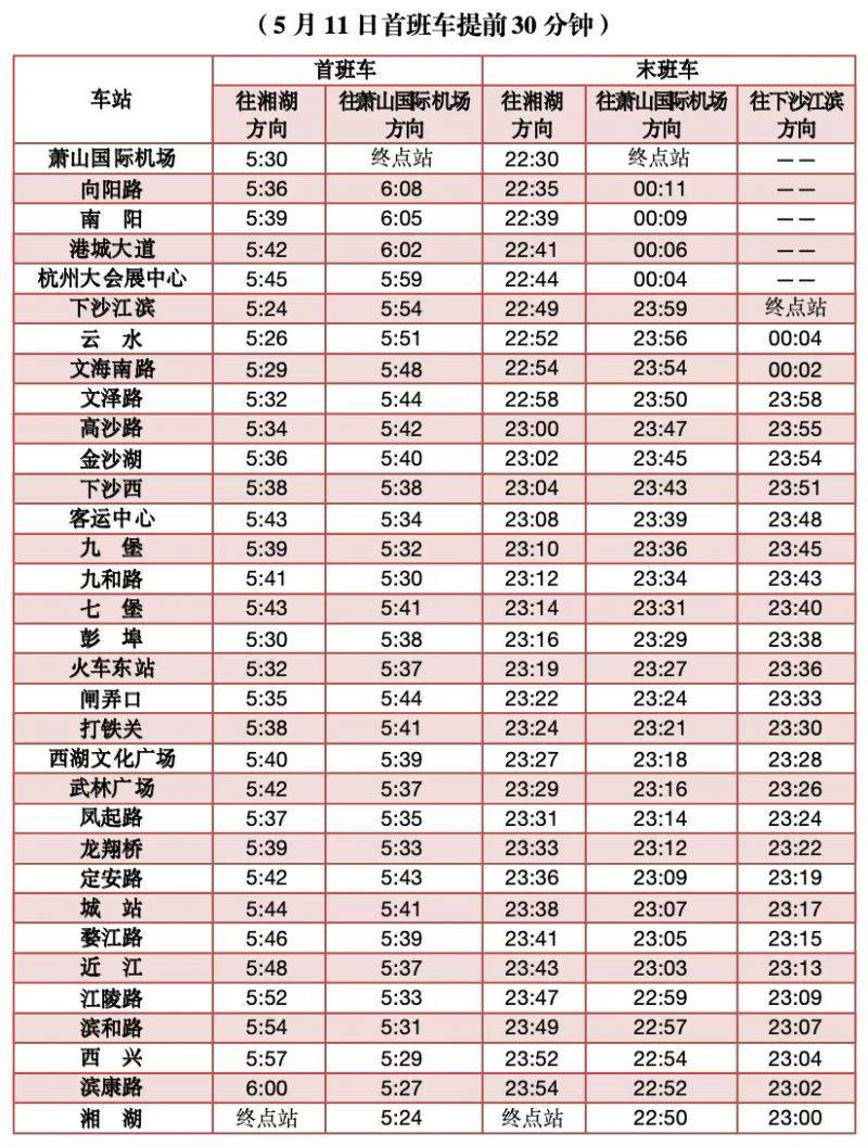 2025杭州女子半程马拉松地铁运营调整信息