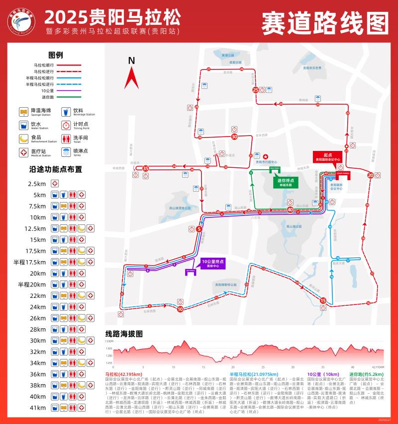 2025多彩贵州马拉松超级联赛（第三站）暨贵阳马拉松(赛事日历+人数+路线)（11）
