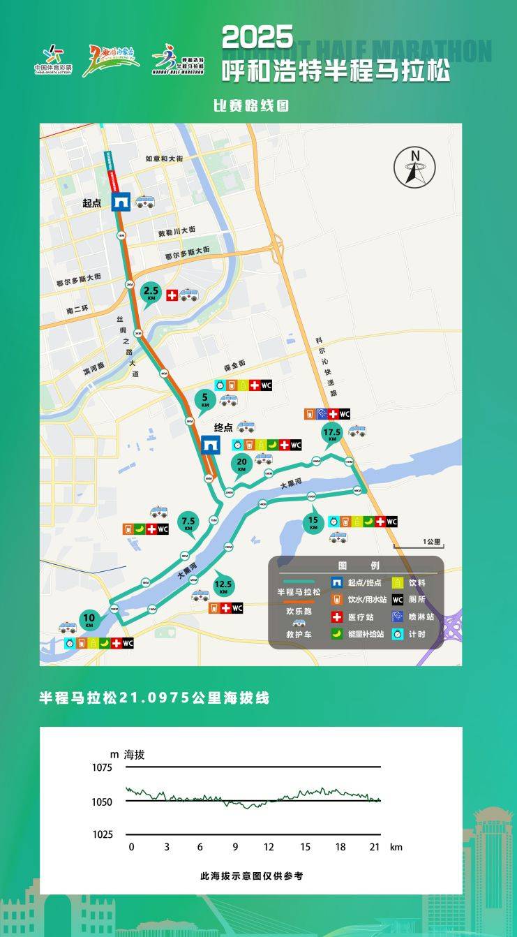 2025呼和浩特半程马拉松公交运营方案