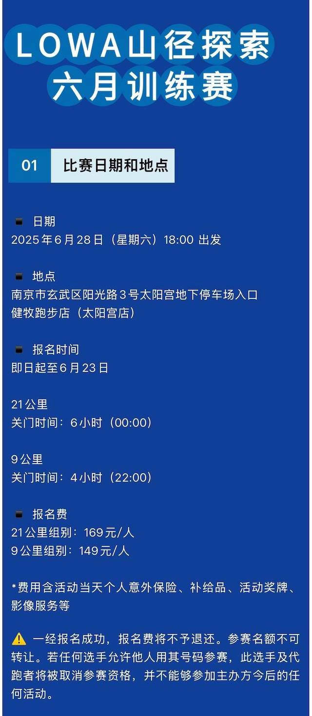 2025LOWA山径探索六月训练赛(赛事规程)（2）