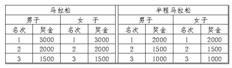 2025潍坊马拉松奖金一览表（3）
