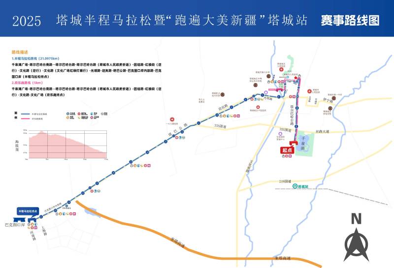 2025塔城半程马拉松暨“跑遍大美新疆”塔城站(赛事日历+人数+路线)（11）