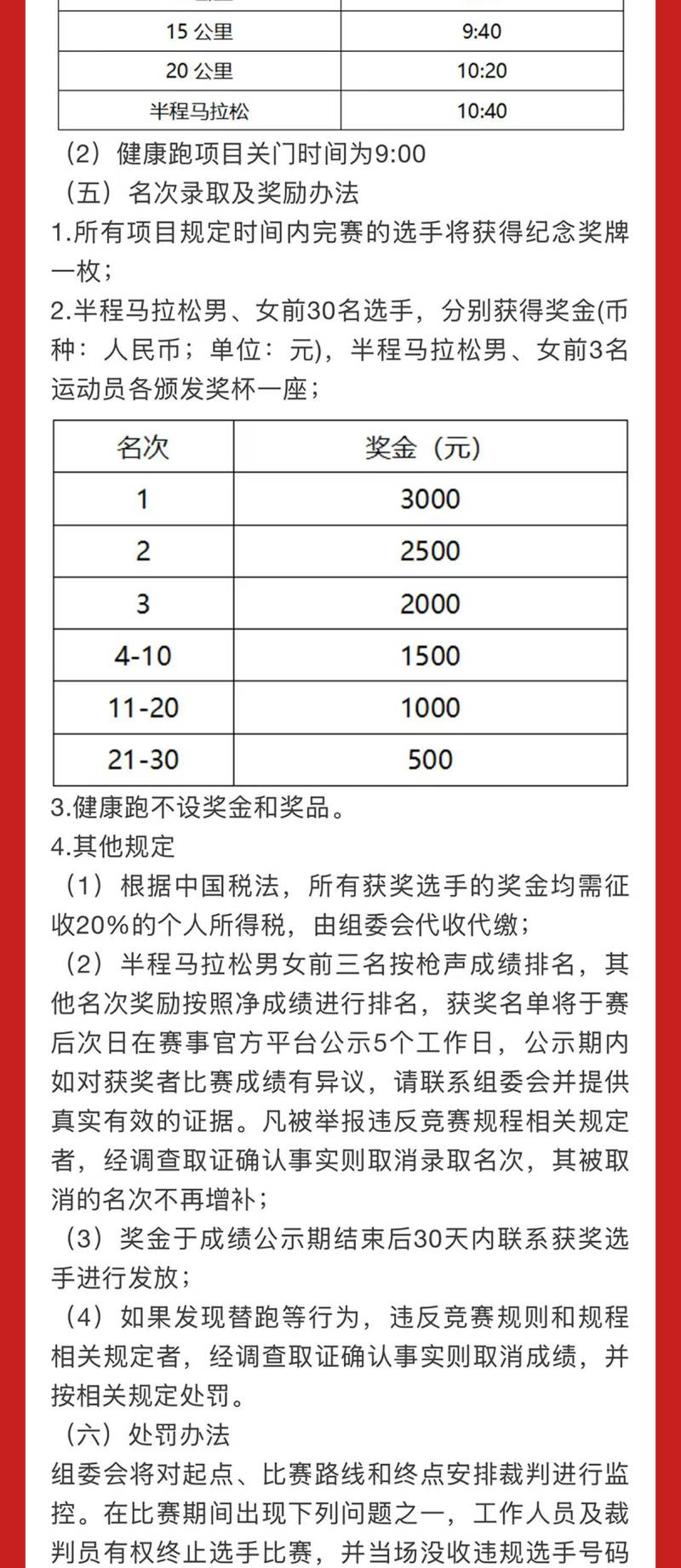 2025第三届“和治友德”潮白湿地半程马拉松(赛事规程)（5）