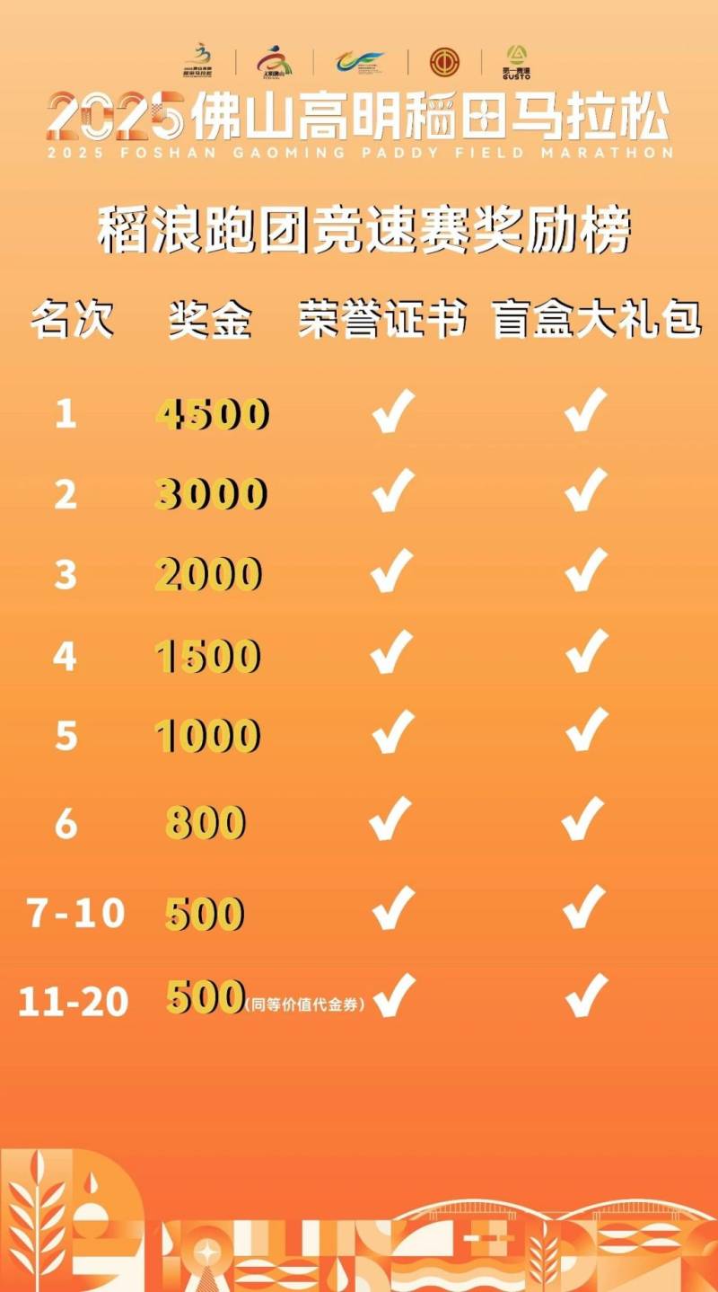 2025高明稻田马拉松参加团队赛还能报名个人赛吗？
