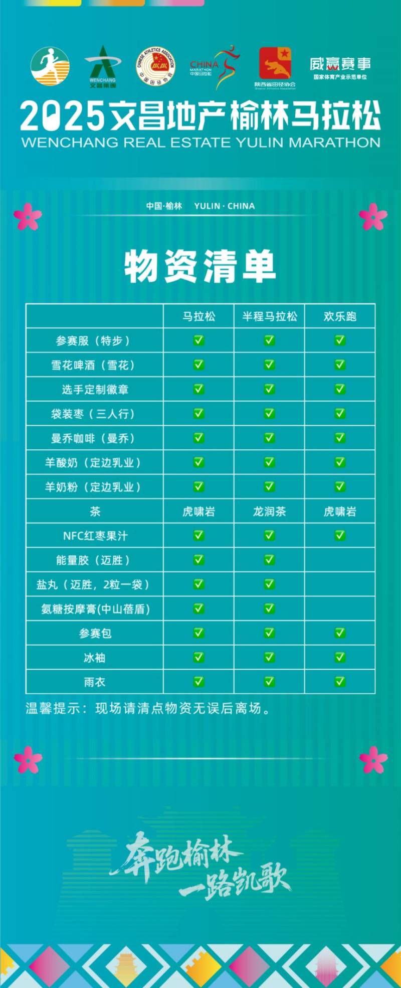 2025榆林马拉松领物指南（时间+地点+流程+交通）（2）