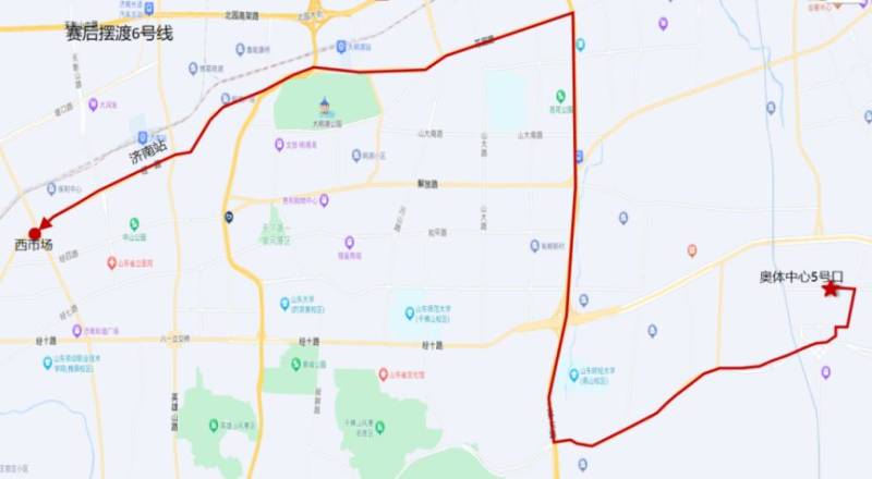 济南公交将开通8条马拉松临时摆渡线路(6) 济南公交将开通8条马拉松临时摆渡线路(6)