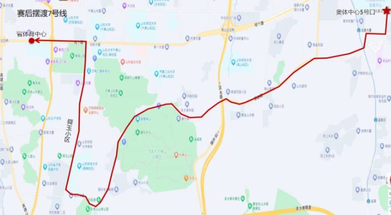 济南公交将开通8条马拉松临时摆渡线路(7) 济南公交将开通8条马拉松临时摆渡线路(7)