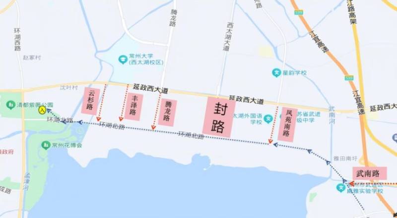 2025常州西太湖半程马拉松自驾怎么去?（2）
