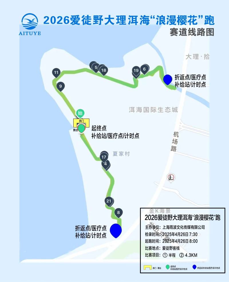 2026爱徒野大理洱海“浪漫樱花”跑(赛事规程)（7）