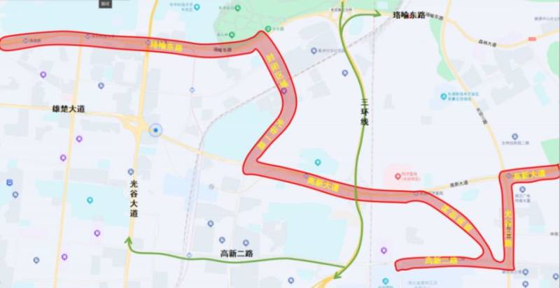 2025光谷马拉松交通管制措施（管制路段+绕行措施）（2）