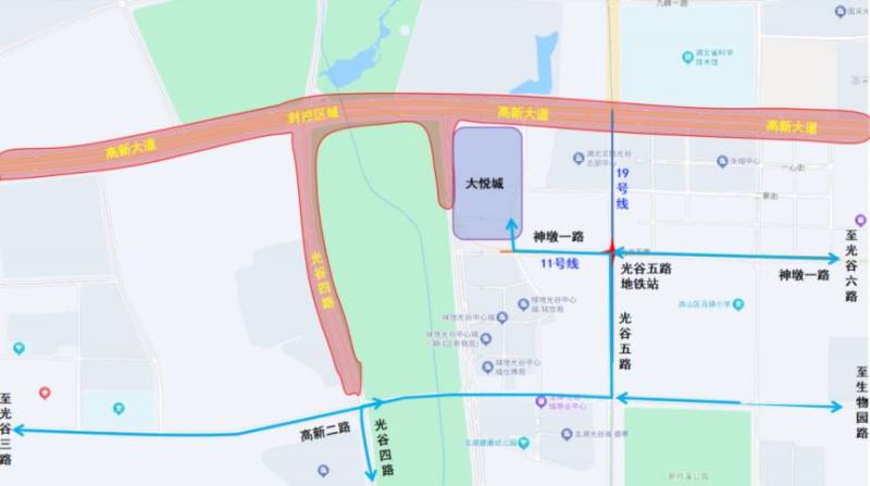 2025光谷马拉松交通管制措施（管制路段+绕行措施）（8）