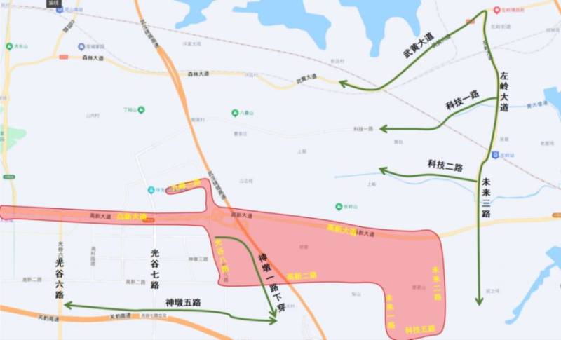 2025光谷马拉松交通管制措施（管制路段+绕行措施）（5）