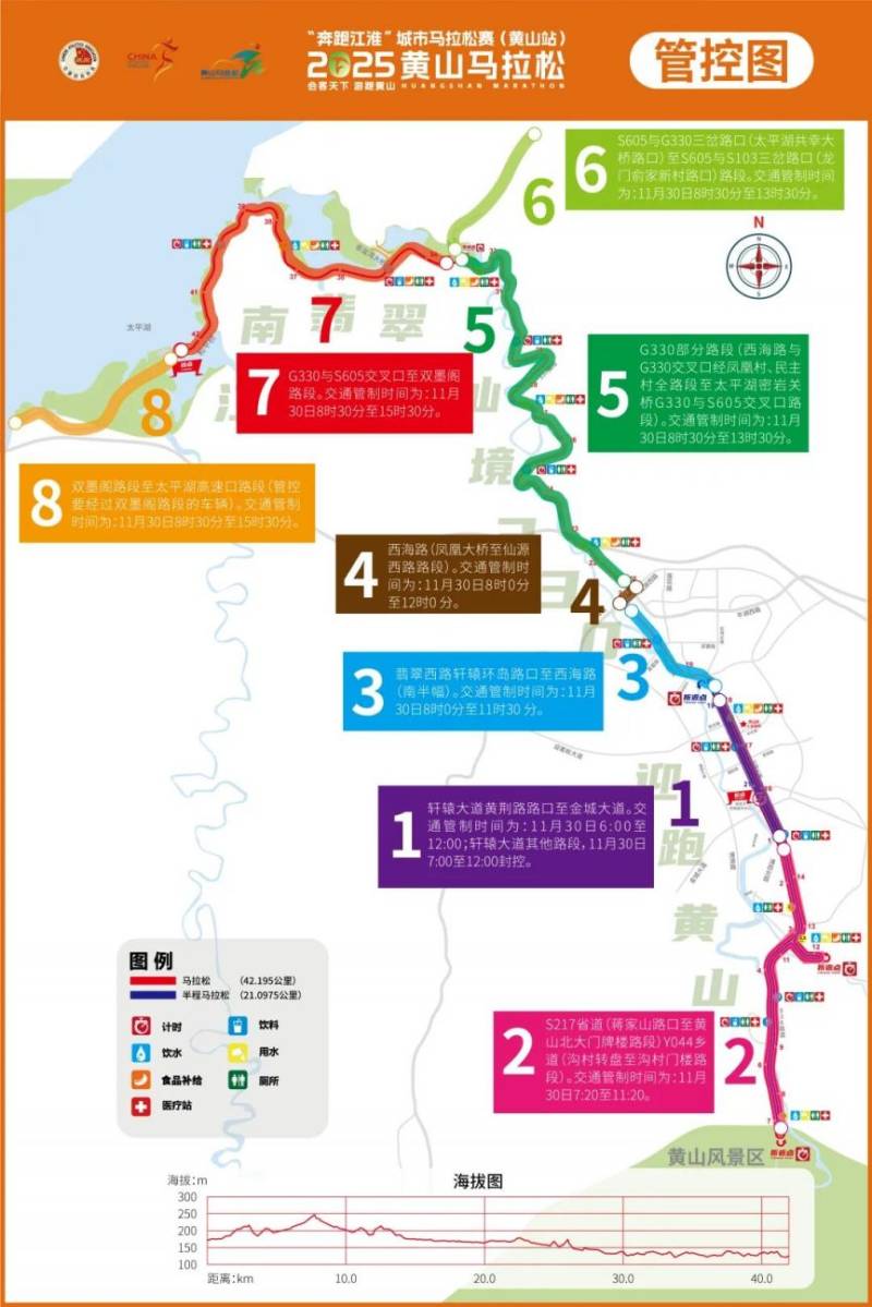 2025黄山马拉松赛临时交通管制通告 2025黄山马拉松赛临时交通管制通告