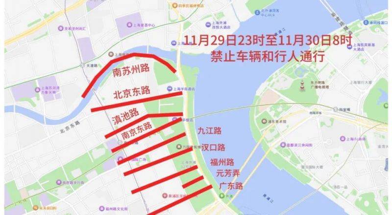 11月30日马拉松 上海部分公交线路调整