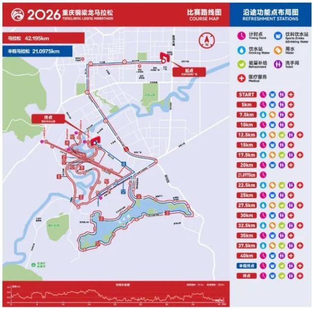 2026重庆铜梁马拉松路线图