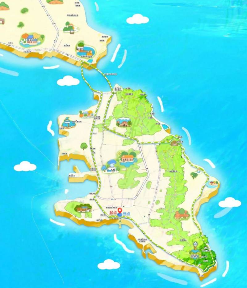 2026长岛环岛踏青跑赛事路线图（附报名入口）（2）