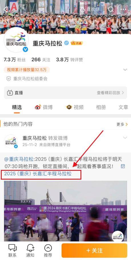 2026重庆马拉松直播视频回放在哪看？（2）