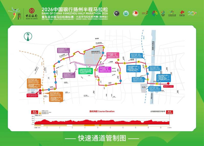 2026扬州半程马拉松交通管制时间+路段(4) 2026扬州半程马拉松交通管制时间+路段(4)