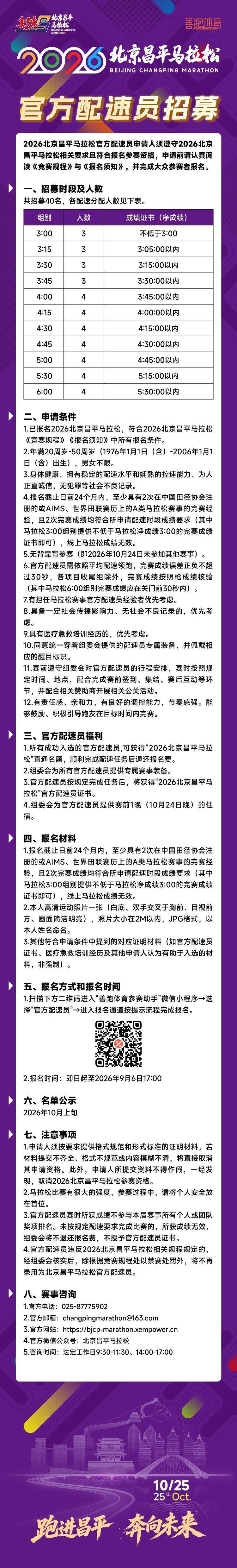 2026北京昌平马拉松官方速配员招募时间入口条件资料及福利